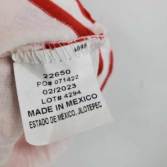 Hello Kitty Red and White Striped Short Sleeved Women's Shirt Size Small - Picture 4 of 8